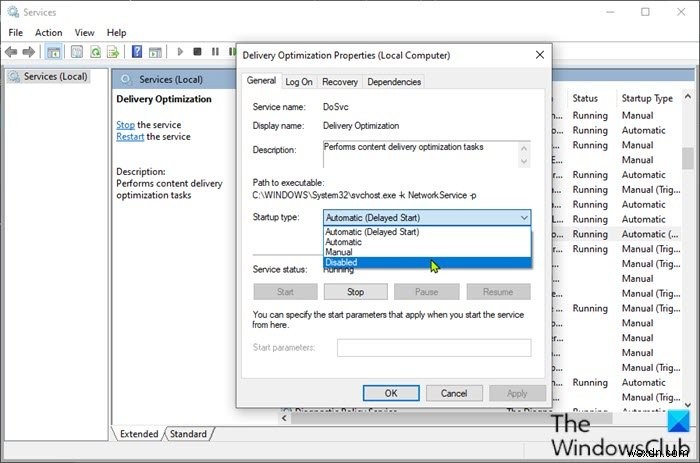 Windows 10에서 그룹 정책 또는 레지스트리 편집기를 통한 배달 최적화 비활성화 