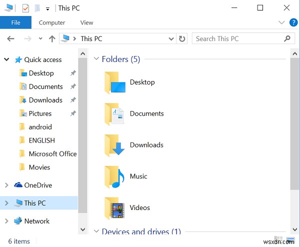 Windows 11/10에서 이 PC에서 사용자 폴더를 제거하는 방법 