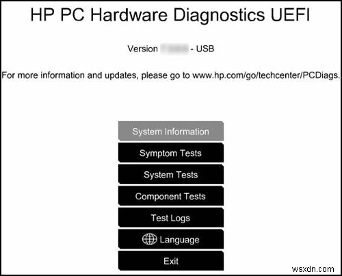 Windows 11/10에서 HP PC 하드웨어 진단 UEFI 사용 