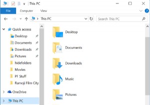 Windows 11/10에서 이 PC에서 사용자 폴더를 제거하는 방법 