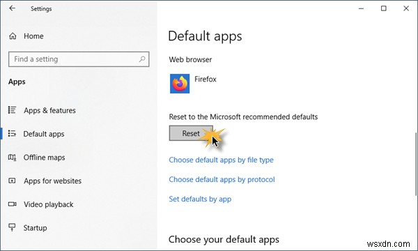 실행 취소 또는 재설정 Windows 11/10에서 항상 이 앱을 사용하여 파일 열기 옵션 
