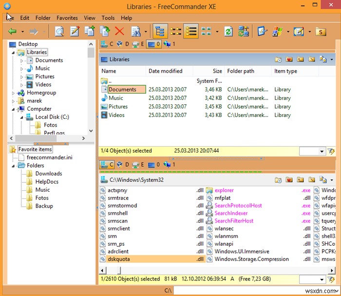 FreeCommander:Windows 11/10용 무료 대체 파일 관리자 