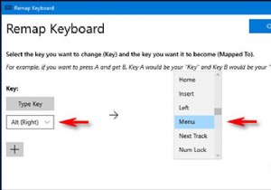 Windows 11/10에서 키보드의 메뉴 키를 매핑하는 방법 