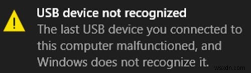 Windows 10에서 USB-C가 작동하지 않거나 충전 중이거나 인식되지 않음 
