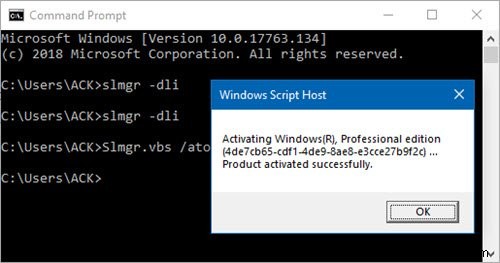 Windows 11/10의 MAK 정품 인증 오류 및 문제 해결 