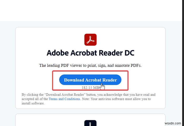 PDF를 열거나 읽거나 저장할 때 Adobe Reader 오류 109 수정 
