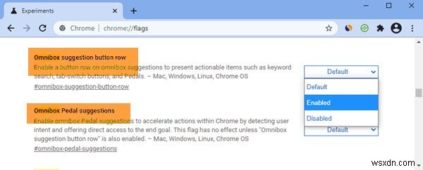 Chrome Actions를 사용하면 주소 표시줄에 명령을 입력할 수 있습니다. 