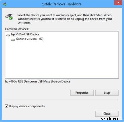 Windows 11/10에서 작동하지 않는 하드웨어 안전하게 제거 