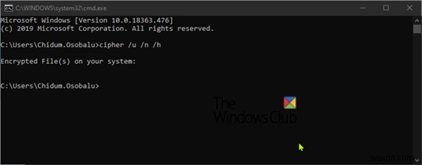 Windows 11/10에서 EFS 암호화, 압축 파일 및 폴더 찾기 및 나열 
