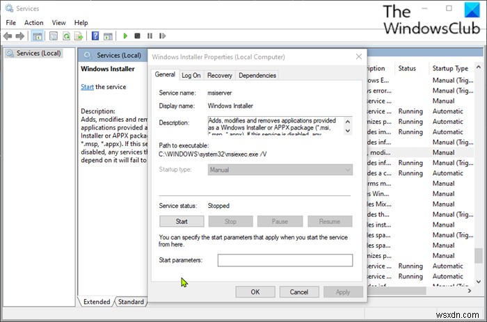 Windows 11/10에서 Windows Installer 서비스를 활성화 또는 비활성화하는 방법 