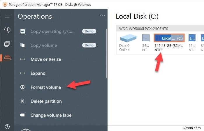 Paragon Partition Manager 무료 버전:Windows 10용 디스크 크기 조정 및 파티셔닝 소프트웨어 