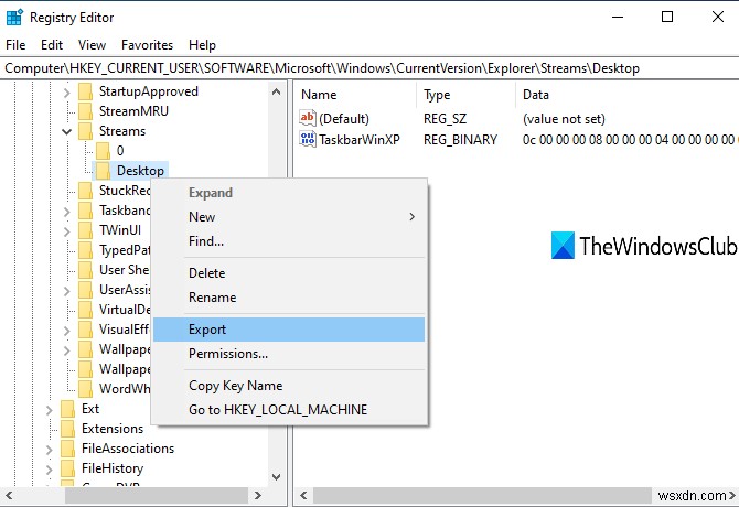 Windows 10에서 작업 표시줄 도구 모음을 백업 및 복원하는 방법 