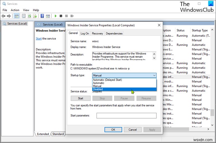 Windows 10에서 Windows 참가자 서비스를 비활성화하는 방법 