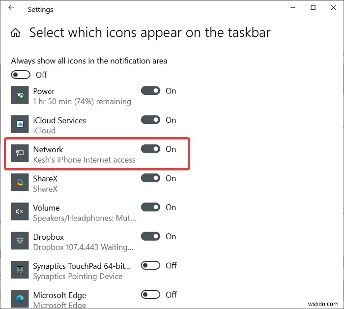 Windows 11/10의 작업 표시줄에 Wi-Fi 아이콘이 표시되지 않거나 누락됨 
