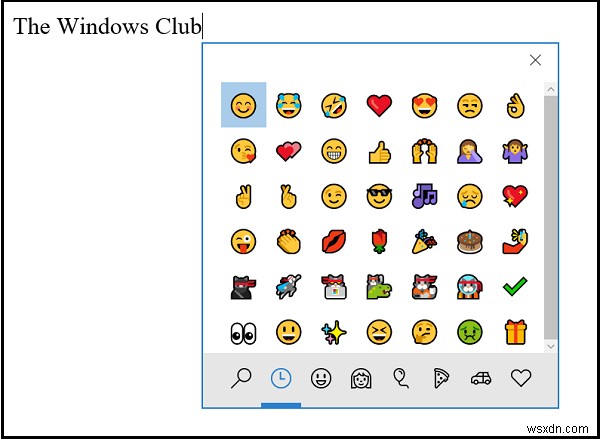 Windows 11/10에서 Emoji Panel을 사용, 비활성화, 활성화하는 방법 