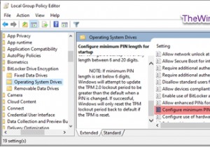 Windows 11/10에서 BitLocker 시작 PIN의 최소 길이 지정 
