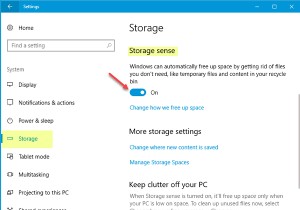 Windows 10 스토리지 센스로 다운로드 폴더와 휴지통 파일 자동 삭제하는 방법