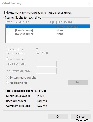 PAGE_FAULT_IN_NONPAGED_AREA 0x00000050 오류 수정 