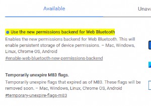 Windows 10의 Chrome 브라우저에서 Bluetooth 장치 권한을 활성화하는 방법 