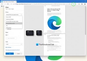 Windows 10 Microsoft Edge 브라우저에서 인쇄하는 7가지 방법