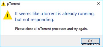 Windows 11/10에서 uTorrent가 응답하지 않는 문제를 해결하는 방법 