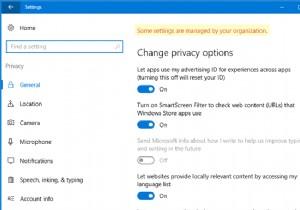 일부 설정은 Windows 11/10의 조직 메시지에서 관리합니다. 