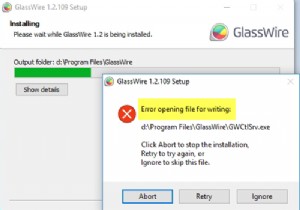 Windows 11/10  쓰기 위해 파일 열기  오류 해결 방법