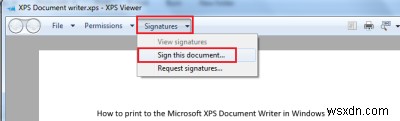 Windows PC에서 Microsoft XPS Document Writer로 인쇄하는 방법 