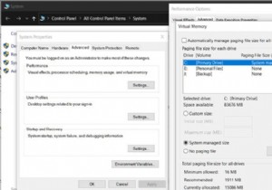64비트 Windows 11/10에 가장 적합한 페이지 파일 크기는 얼마일까?