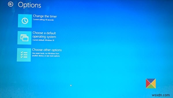 기본 운영 체제를 변경하는 방법 Windows 10에서 이중 부팅 시 부팅 기본값 변경 