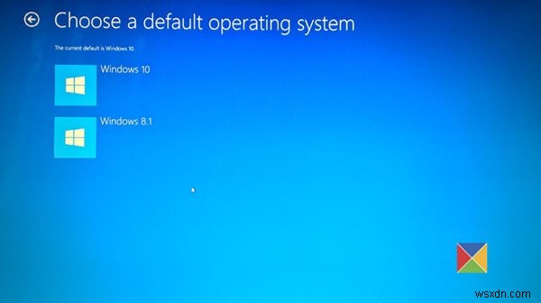 기본 운영 체제를 변경하는 방법 Windows 10에서 이중 부팅 시 부팅 기본값 변경 