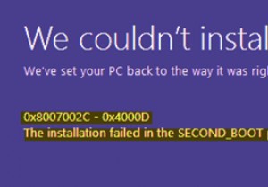 Windows 11/10 설치 오류 0x8007002C – 0x400D 해결 방법 총정리