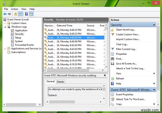 Windows 10의 작업 그룹 모드에서 사용자 활동을 추적하는 방법 