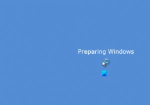 Windows 11/10이 Windows 준비 중 화면에서 멈춤 