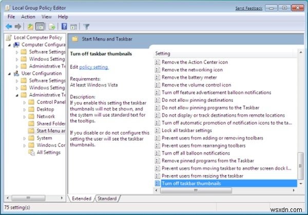 Windows 11/10에서 작업 표시줄 썸네일 미리보기를 활성화 또는 비활성화하는 방법 