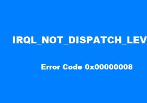 Windows 10 IRQL NOT DISPATCH LEVEL(0x00000008) 블루스크린 오류 해결 방법