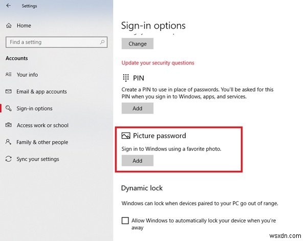Windows 10에서 사진 암호를 설정하는 방법 