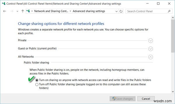 Windows 11/10에서 사용자 계정 간에 파일 공유 또는 전송 