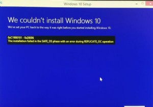 Windows 11/10 업그레이드 오류 0xC1900101 – 0x20006: SAFE_OS 단계 Replicate_OC 작업 중 설치 실패 완벽 해결 가이드
