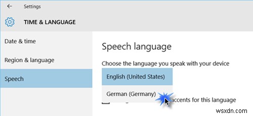 Windows 11/10에서 Cortana의 언어 변경 