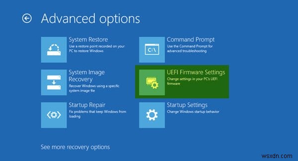 Windows 컴퓨터를 UEFI 또는 BIOS 펌웨어로 부팅하는 방법 