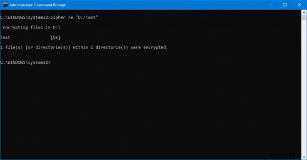 Windows 11/10에서 EFS 암호화로 파일을 암호화하는 방법 