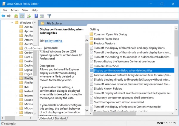 Windows 11/10에서 휴지통에 대한 삭제 확인 상자 활성화 또는 비활성화 