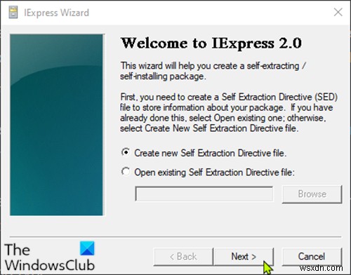 IExpress를 사용하여 Windows 10에서 자동 압축 풀림 아카이브를 만드는 방법 