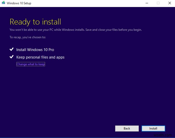 Windows 11/10이 설치 준비 상태에서 멈추는 문제 수정 