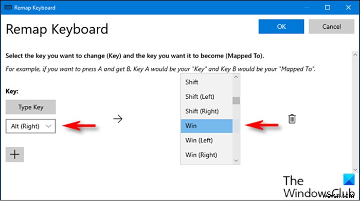 Windows 10의 이전 클래식 키보드에서 Windows 키를 매핑하는 방법 