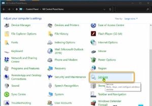 Windows 11/10에서 제어판에 Services.msc를 제거하거나 추가하는 방법 