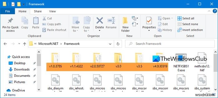 Windows 10 PC에 설치된 .NET Framework 버전 확인 방법 