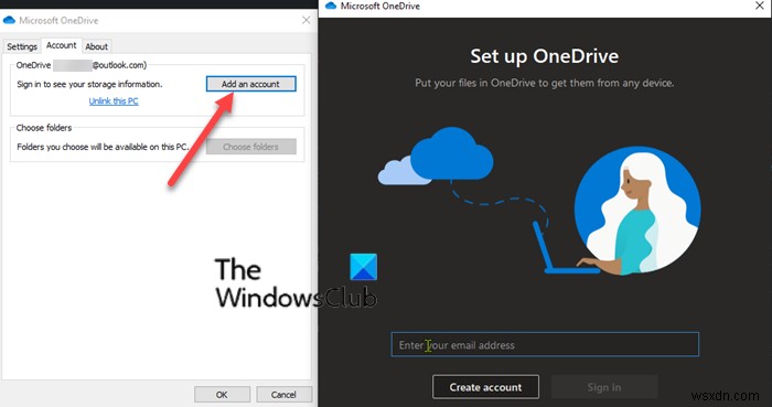 Windows 10 컴퓨터에서 여러 OneDrive 계정을 추가하는 방법 