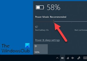 Windows 노트북에서 배터리 슬라이더가 없거나 회색으로 표시됨 